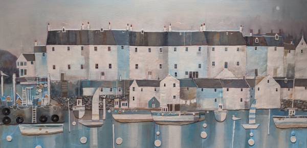- Mixed Media on Canvas, Painting by Julie Adlard, measuring 50 x 99 cm (H x W) framed at 59 x 109 cm £1300